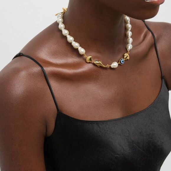 Brand New $275 Lele Sadoughi Necklace - Picture 4 of 9